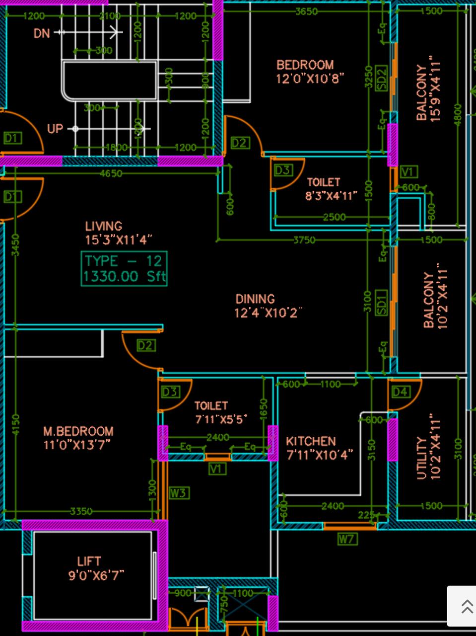 2 BHK +2T